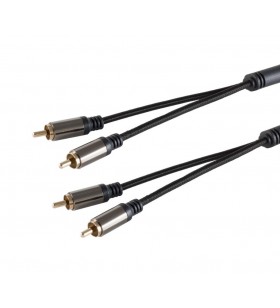 Black Connect PHC Cinch Slim 2,50 mt RCA Ses Kablosu